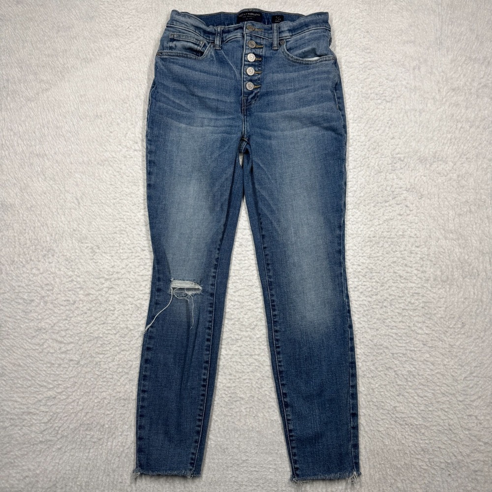 Lucky Brand High Rise Skinny Bridgette Jeans Blue Denim Pants Women's Size‎ 4/27